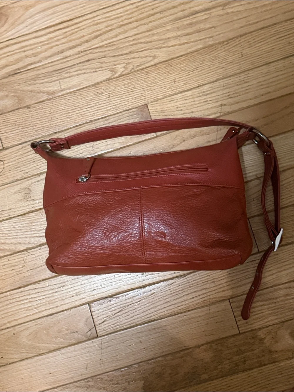 Stone & Co. Gorgeous Caramel Pebble Finish Leather Hobo Shoulder Bag. Like New.